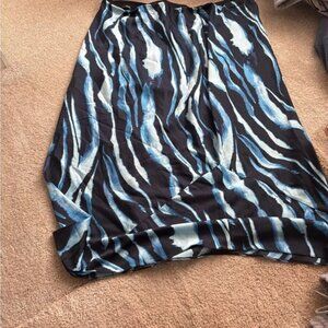 Stylish Black and Blue Women's Skirt